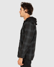 Load image into Gallery viewer, UNIT CHESTER MENS HOODED FLANNEL SHIRT