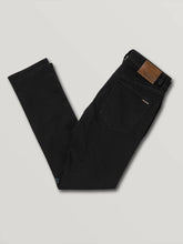 Load image into Gallery viewer, VOLCOM 2X4 SKINNY TAPERED JEANS - BLACKOUT