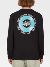 Load image into Gallery viewer, VOLCOM ENTERTAINMENT LONG PLAYING LONG SLEEVE TEE - BLACK