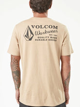 Load image into Gallery viewer, VOLCOM WORKWEAR SHORT SLEEVE TEE - GRAVEL